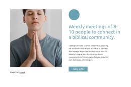 Weekly Meetings - Creative Multipurpose Web Page Design