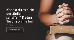 Treten Sie Uns Online Bei