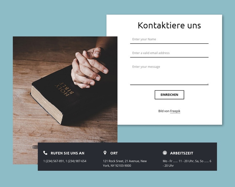 Wir würden uns freuen, von Ihnen zu hören Website Builder-Vorlagen