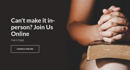 Join Us Online Religious Website Templates