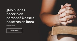 Únase A Nosotros En Línea Plantillas Web