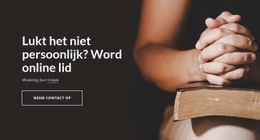 Word Online Lid - HTML-Sjabloon Van Één Pagina