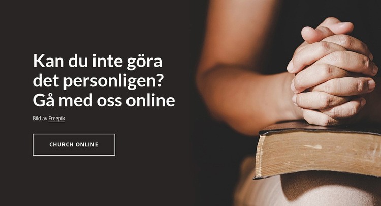 Gå med oss online HTML-mall