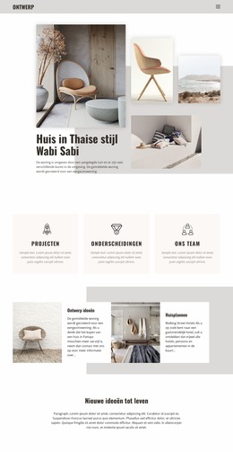 Thais Huisstyling Interieur Joomla-Sjabloon 2024