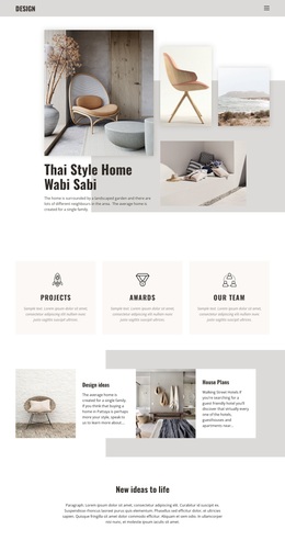 Free CSS For Thai Home Styling Interior