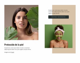 Servicios De Cuidado De La Piel - Plantilla Joomla Para Cualquier Dispositivo