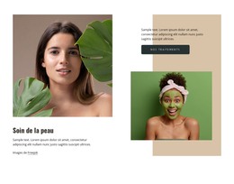 Services De Soins De La Peau – Site Web De Commerce Électronique