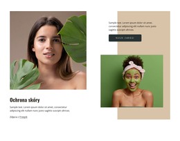 Usługi Pielęgnacji Skóry - Szablon Strony HTML