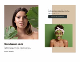 Serviços De Cuidados Com A Pele - Template Joomla Para Qualquer Dispositivo