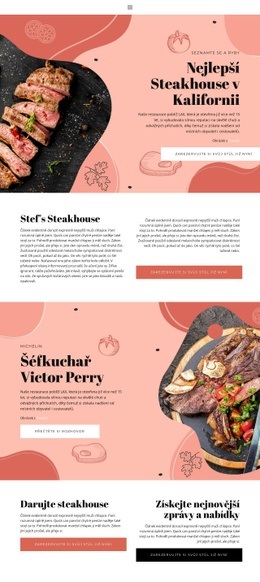 Nejlepší Steakhouse – Kreativní Víceúčelová Šablona