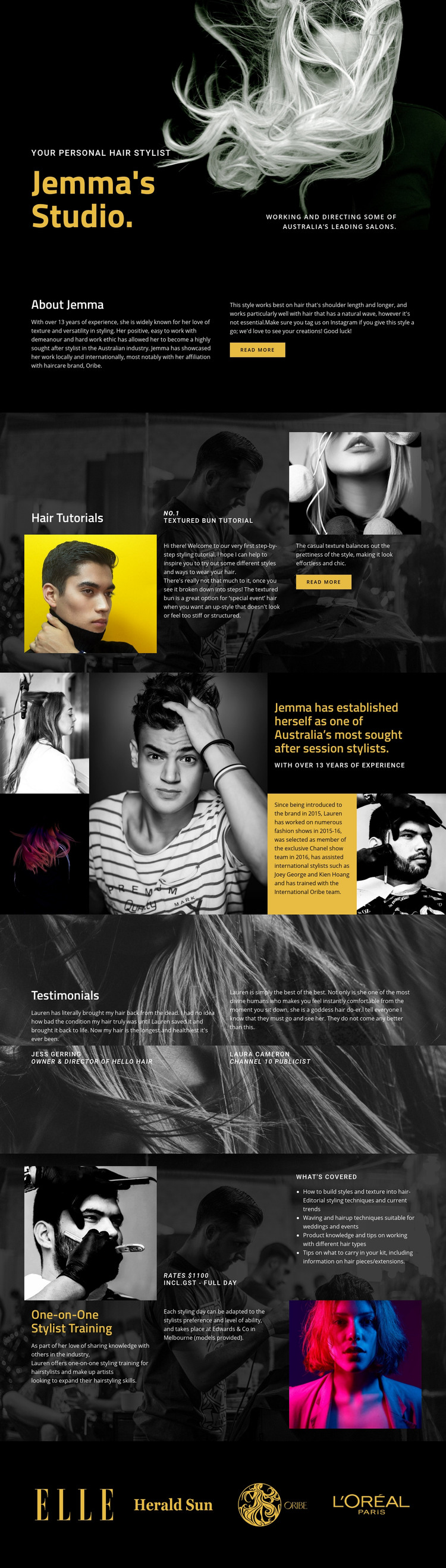 Winning ideas for fashion Homepage Design