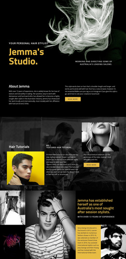 Winning Ideas For Fashion - Personal Website Templates