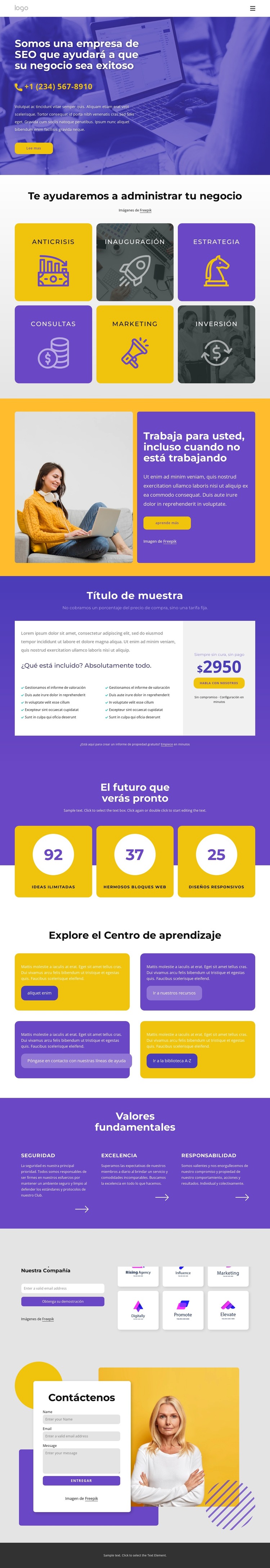 Agencia SEO Plantilla HTML
