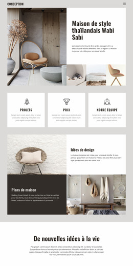 Style Thaïlandais Pour La Conception De La Maison - Modèle De Fonctionnalité Joomla