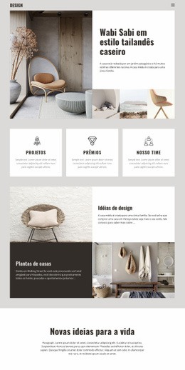 Estilo Tailandês Para Design Doméstico