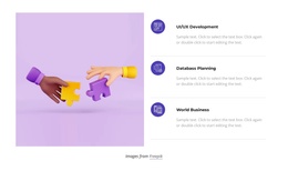 Grid Repeater With Icons - Drag & Drop Joomla Template