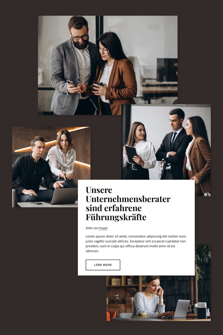 Unternehmensberater CSS-Vorlage