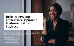 Trasforma Digitalmente Il Tuo Business Modello HTML CSS Semplice