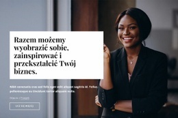 Makieta Witryny Internetowej Dla Przekształć Cyfrowo Swój Biznes