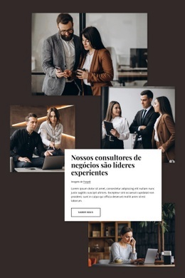 Consultores De Negócios - Modelo De Uma Página