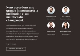 Cabinet De Conseil Aux USA - Modèle HTML5 Personnalisé