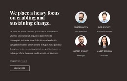 Consulting Firm In The USA - Custom HTML5 Template