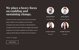 Consulting Firm In The USA - Single Page Website Template