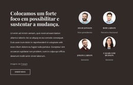 Empresa De Consultoria Nos EUA - Modelo HTML5 Personalizado