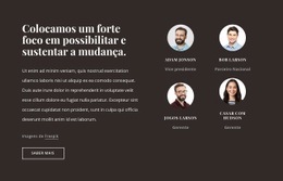 Empresa De Consultoria Nos EUA - Modelo De Site De Página Única