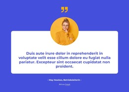 Testimonials-Block Mit Kreisbild - HTML5-Vorlage