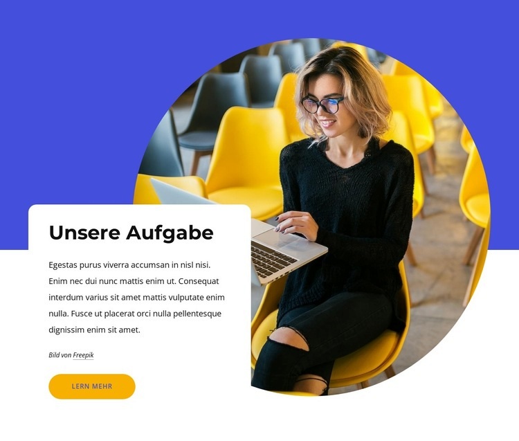 Offener Unterricht Website Builder-Vorlagen