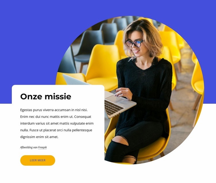 Open lessen Website mockup