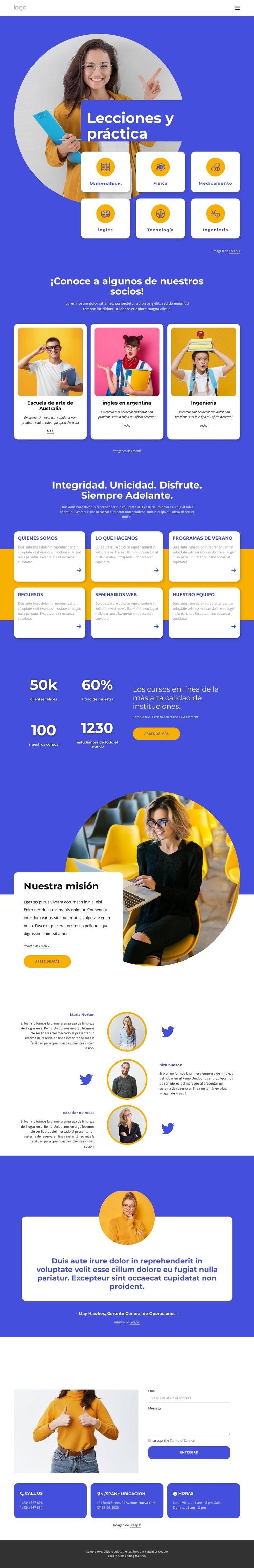 Prácticas docentes Diseño de páginas web