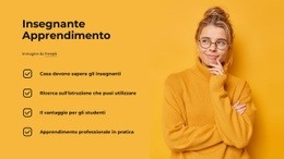 Apprendimento Dell'Insegnante - Costruttore Di Siti Web