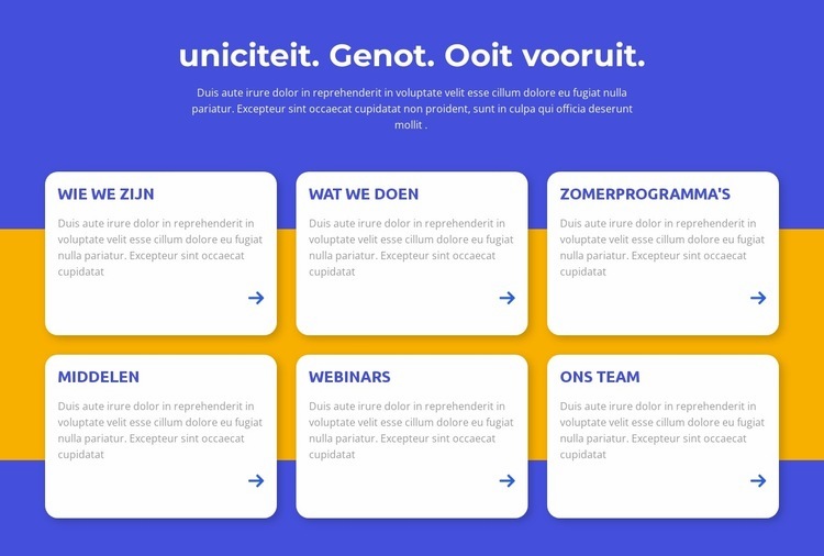 Uniciteit, plezier Website ontwerp