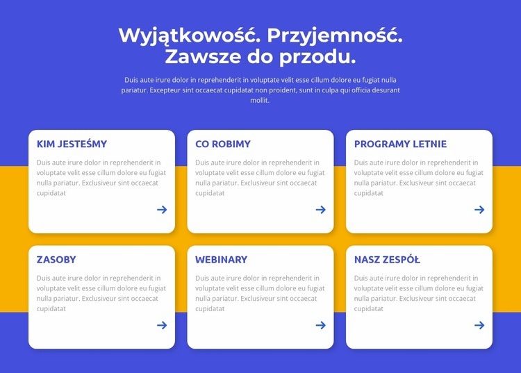 Wyjątkowość, przyjemność Szablon