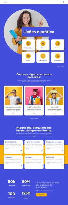 Práticas De Ensino - Modelos De Sites