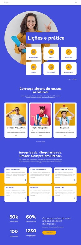 Práticas De Ensino - Tema WordPress Pronto Para Usar