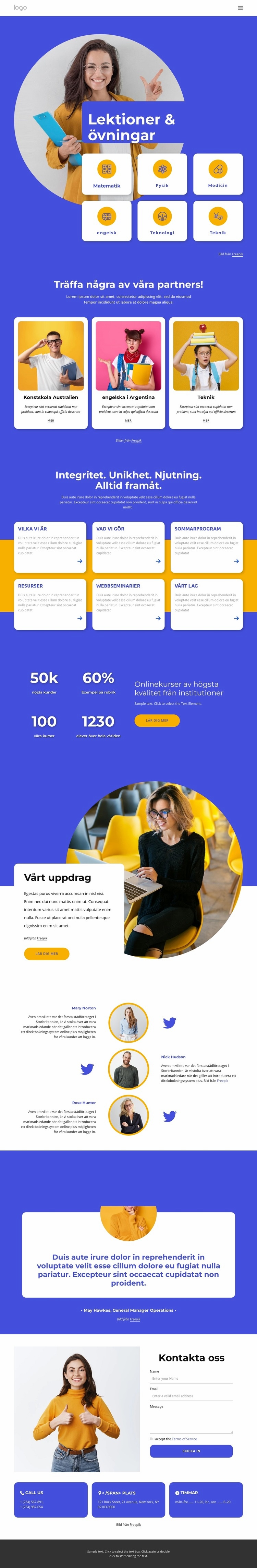 Undervisningsmetoder WordPress -tema