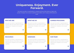 Uniqueness, Enjoyment - Templates Website Design