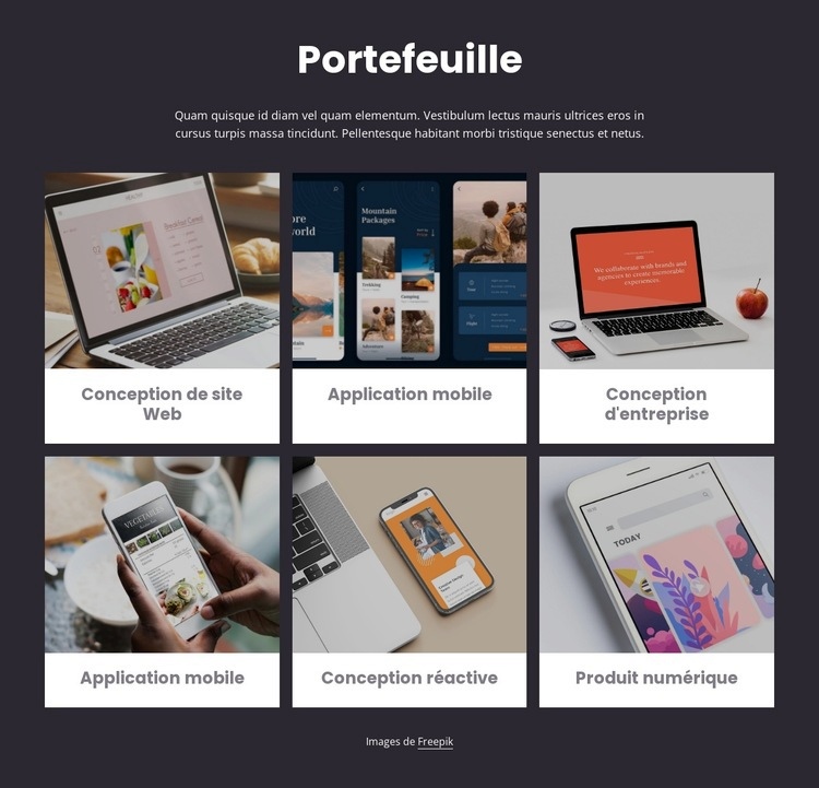 Collection de nos favoris Créateur de site Web HTML