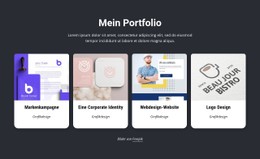 Mein Erstaunliches Design-Portfolio Zielseitenvorlage
