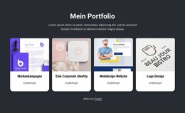 Mein Erstaunliches Design-Portfolio - Drag & Drop-Joomla-Vorlage