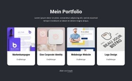 Mein Erstaunliches Design-Portfolio - Benutzerdefinierte Zielseite