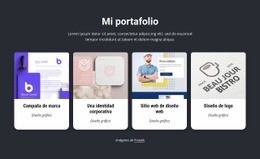 Diseño De Sitio Web Premium Para Mi Increíble Portafolio De Diseño