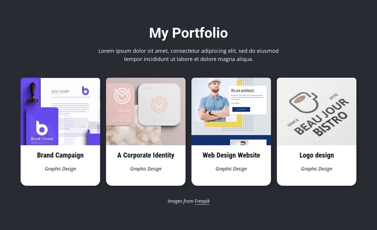 My amazing design portfolio HTML5 Template