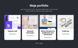 Moje Niesamowite Portfolio Projektowe - Niestandardowa Strona Docelowa