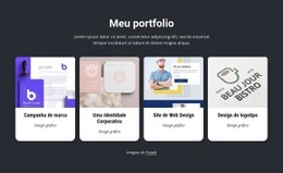 Meu Incrível Portfólio De Design - Construtor De Sites Profissional