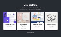 Meu Incrível Portfólio De Design - Página De Destino Personalizada