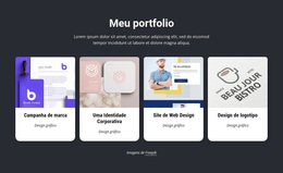 Meu Incrível Portfólio De Design - Tema WordPress Fácil De Usar